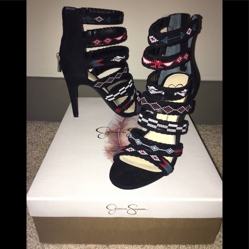 Jessica Simpson Erienne Strappy Sandal Heel - Picture 4 of 6